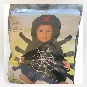 Spirit Black Spider Costume with Red Eyes